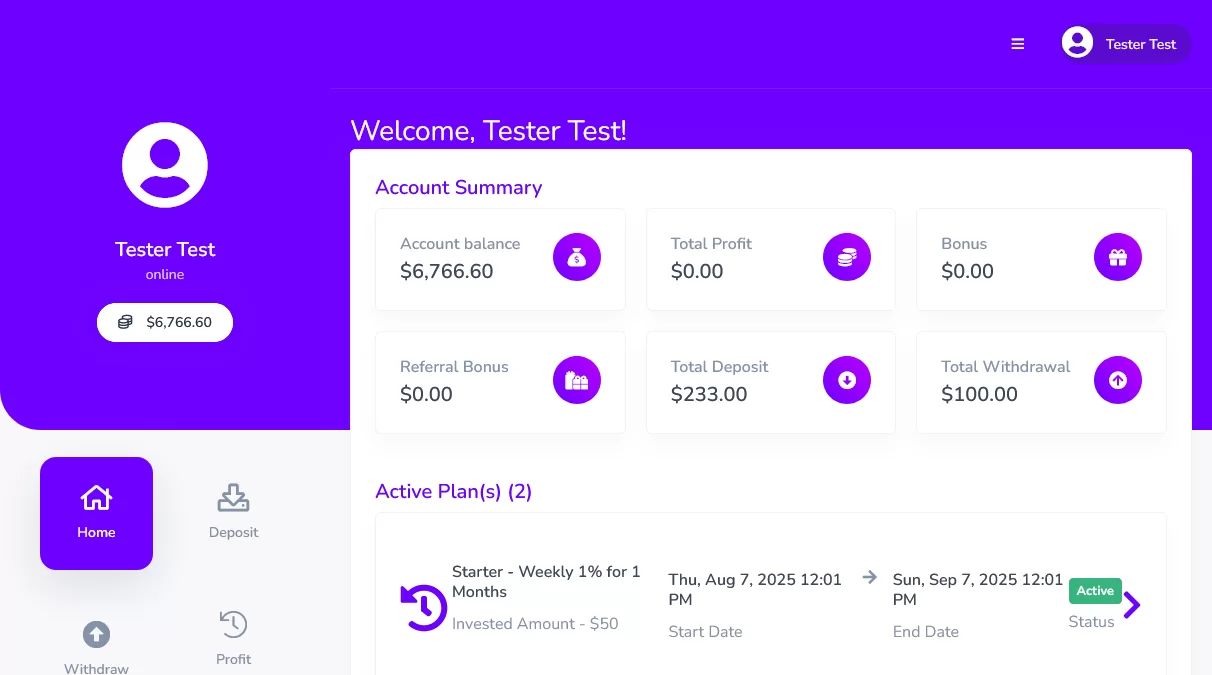 Online Trade Investment