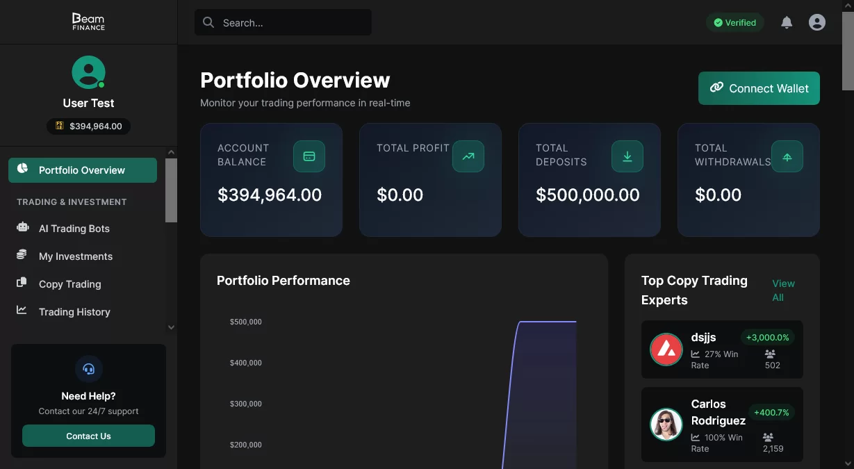 Beam Finance Investment